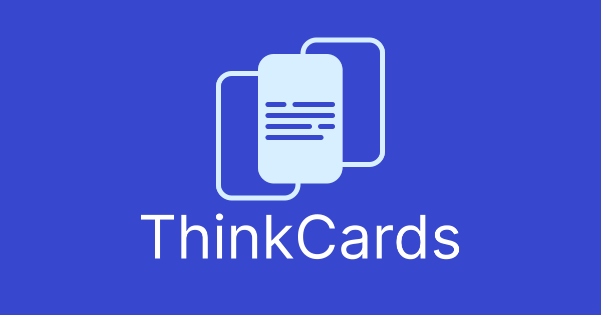 Think Wait Cards ThinkCards - Free Anki Alternative with FSRS Spaced Repetition